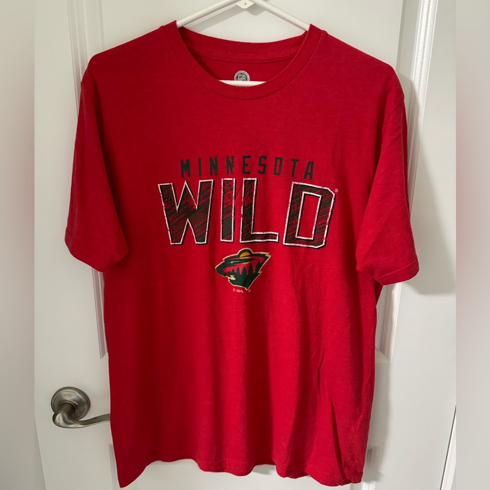 Minnesota Wild Large Red T-Shirt